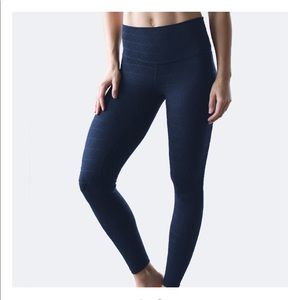 DYI Navy Quilted Legging w/ Pocket
